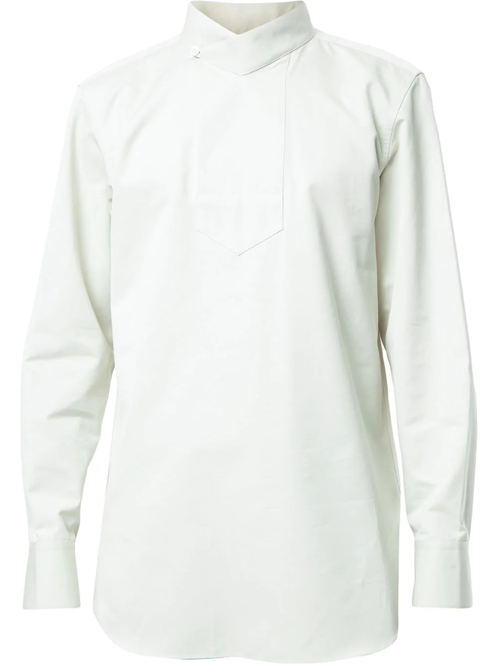 bib long-sleeve shirt - 1