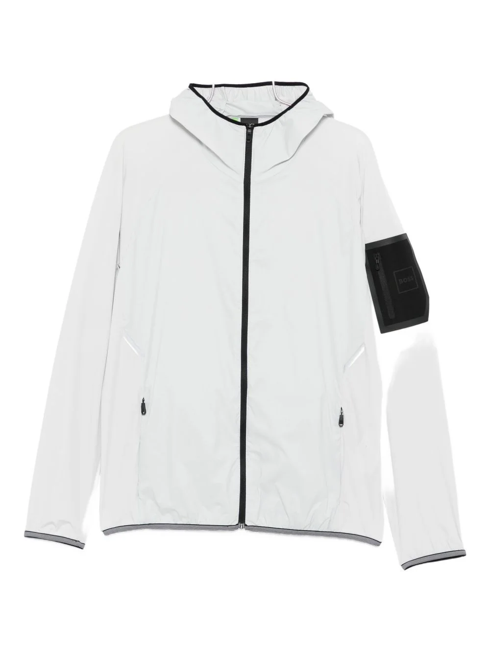 hooded zip-up jacket - 1