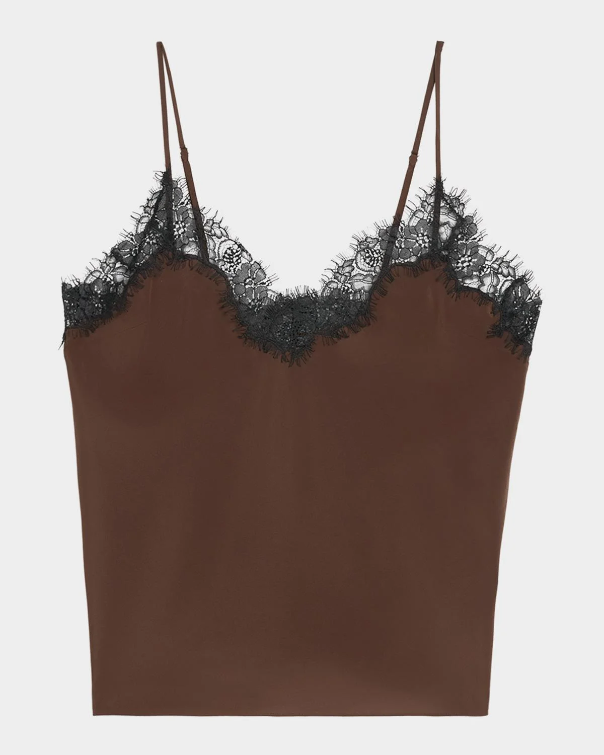 Annabelle Lace Silk Top - 1