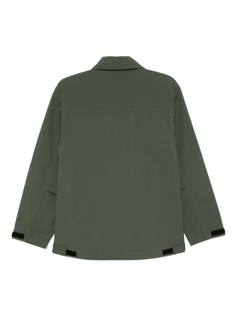 button-fastening pocket-detail military jacket - 2