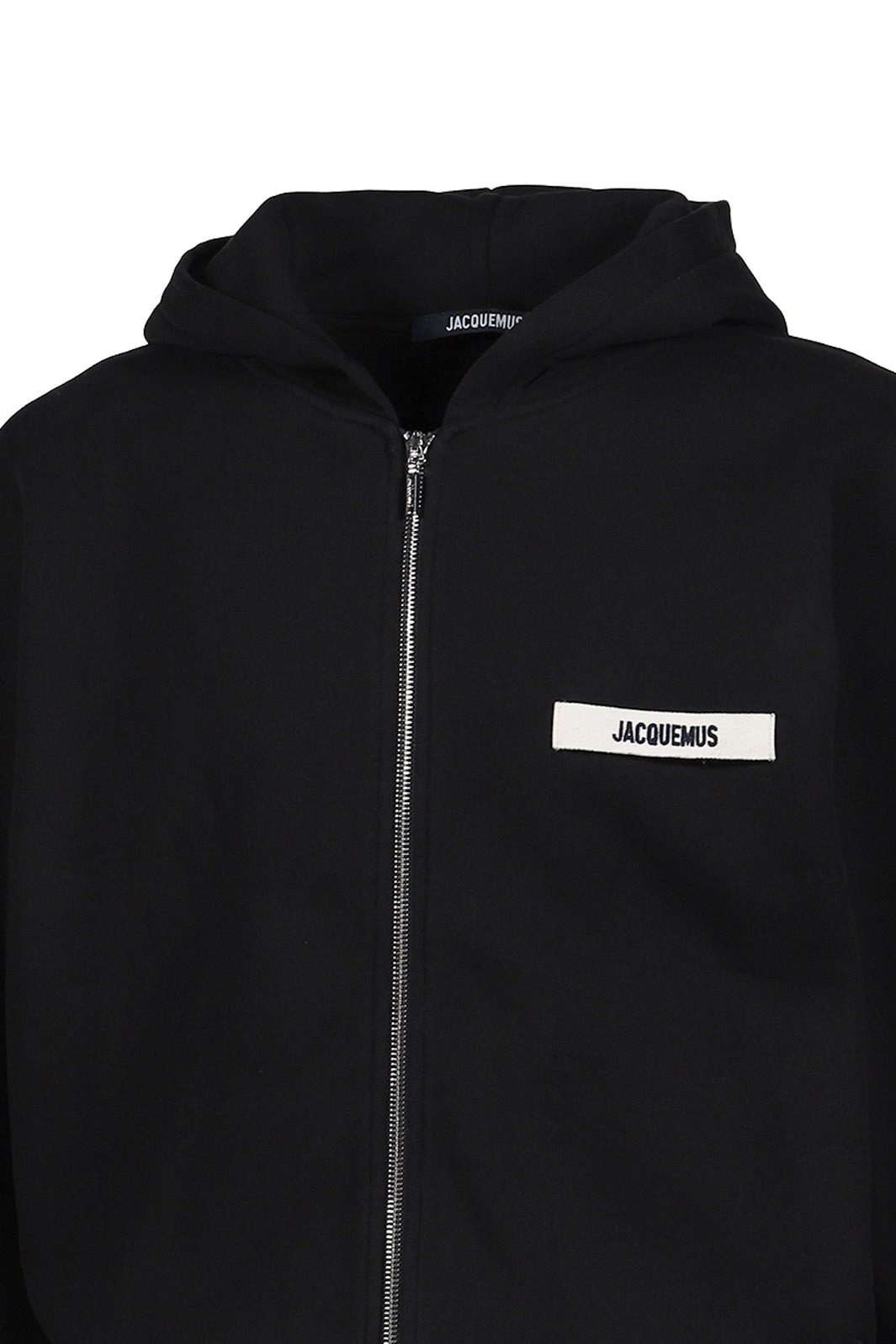 LE HOODIE ZIP GROS GRAIN / BLK - 4