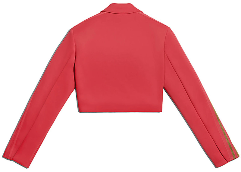 adidas adidas Ivy Park Crop Suit Jacket Real Coral/Mesa outlook