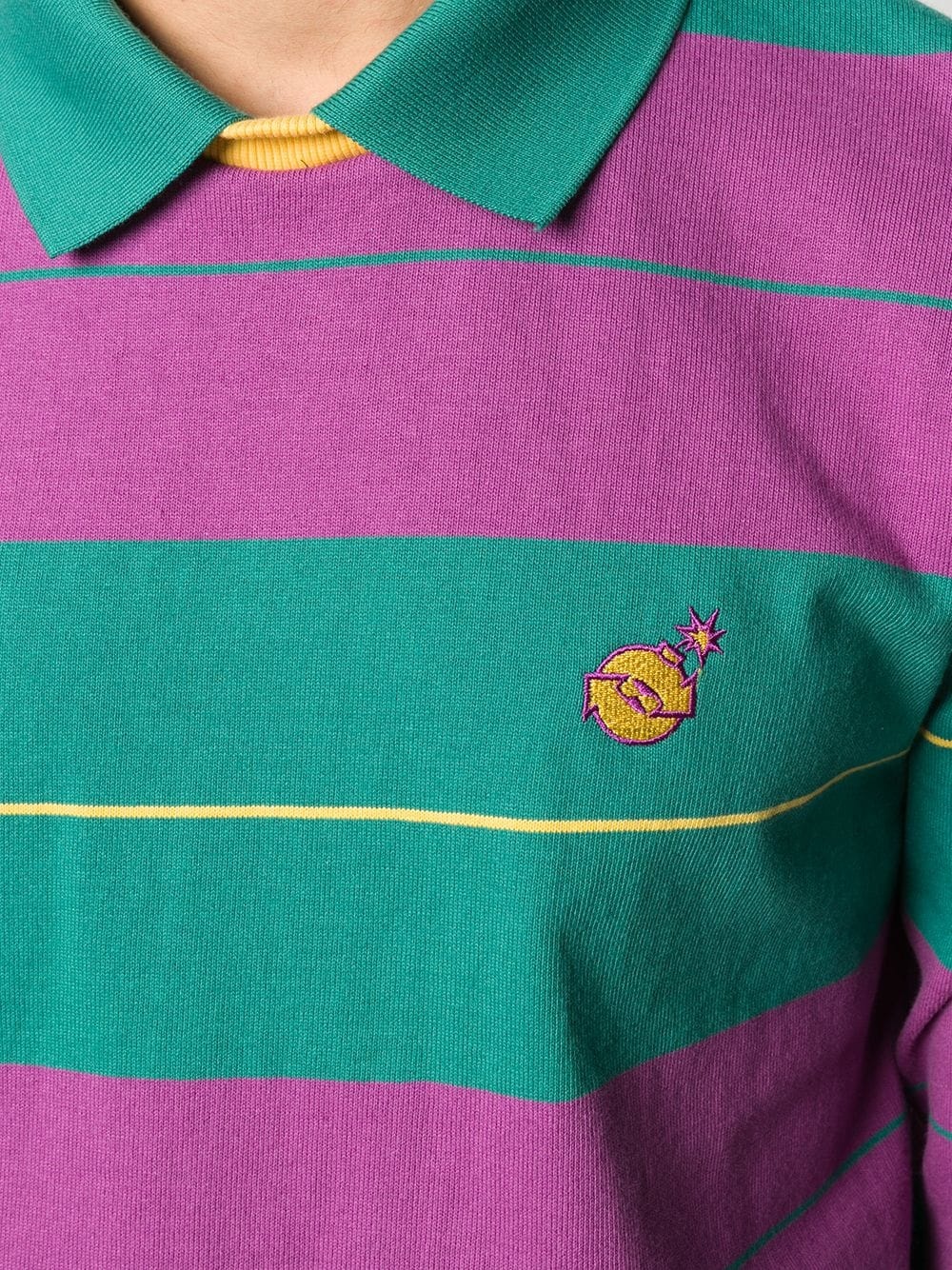 x The Hundreds striped polo shirt - 5