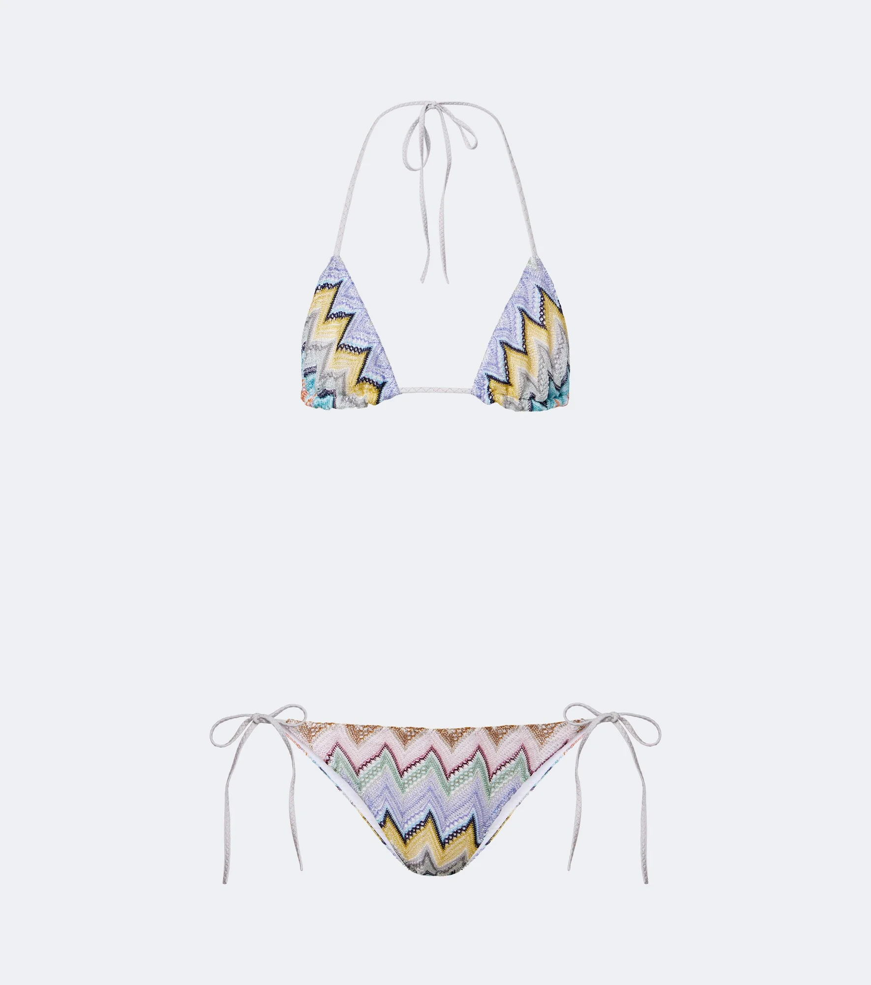 Zigzag lamé bikini - 1