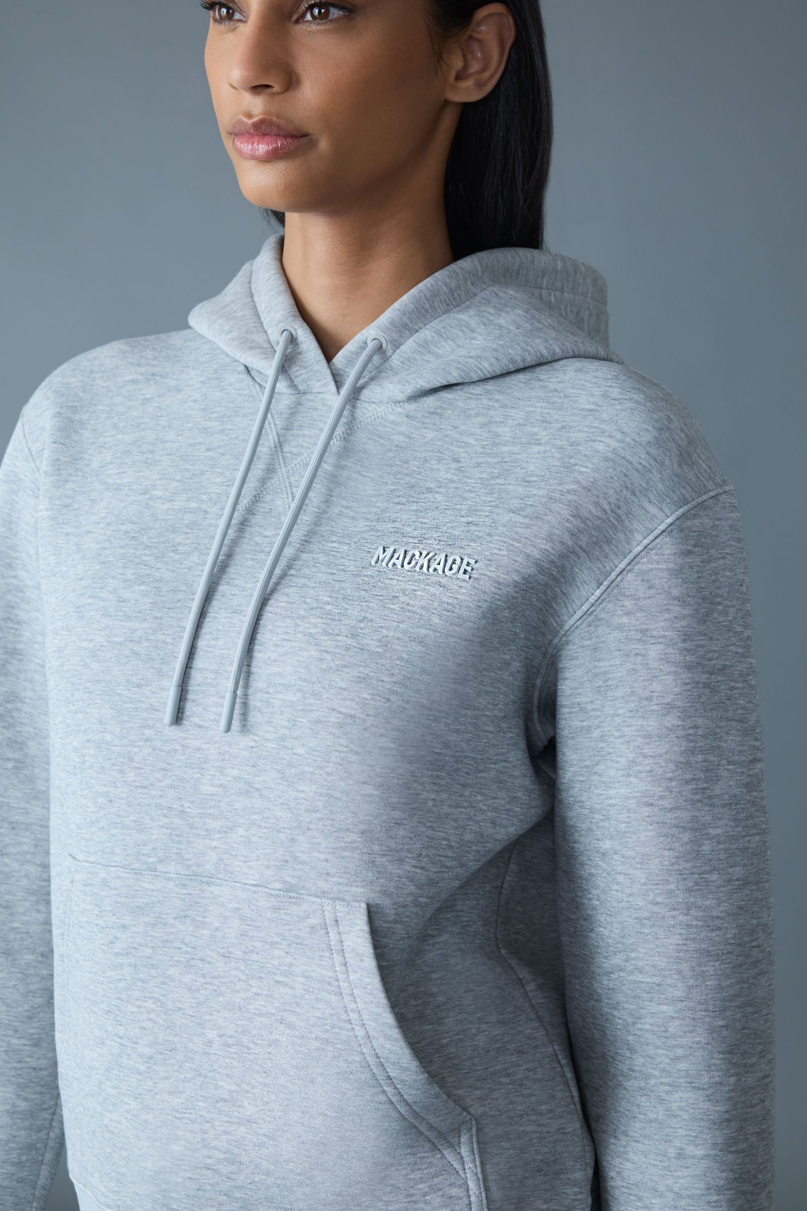 KRYSTIANA Double-face Jersey hoodie - 5