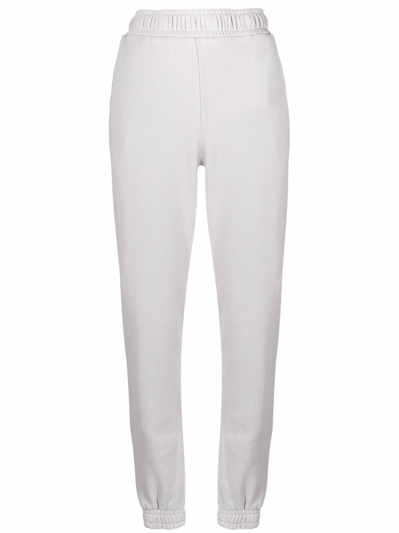 elasticated-waist cotton trousers 1