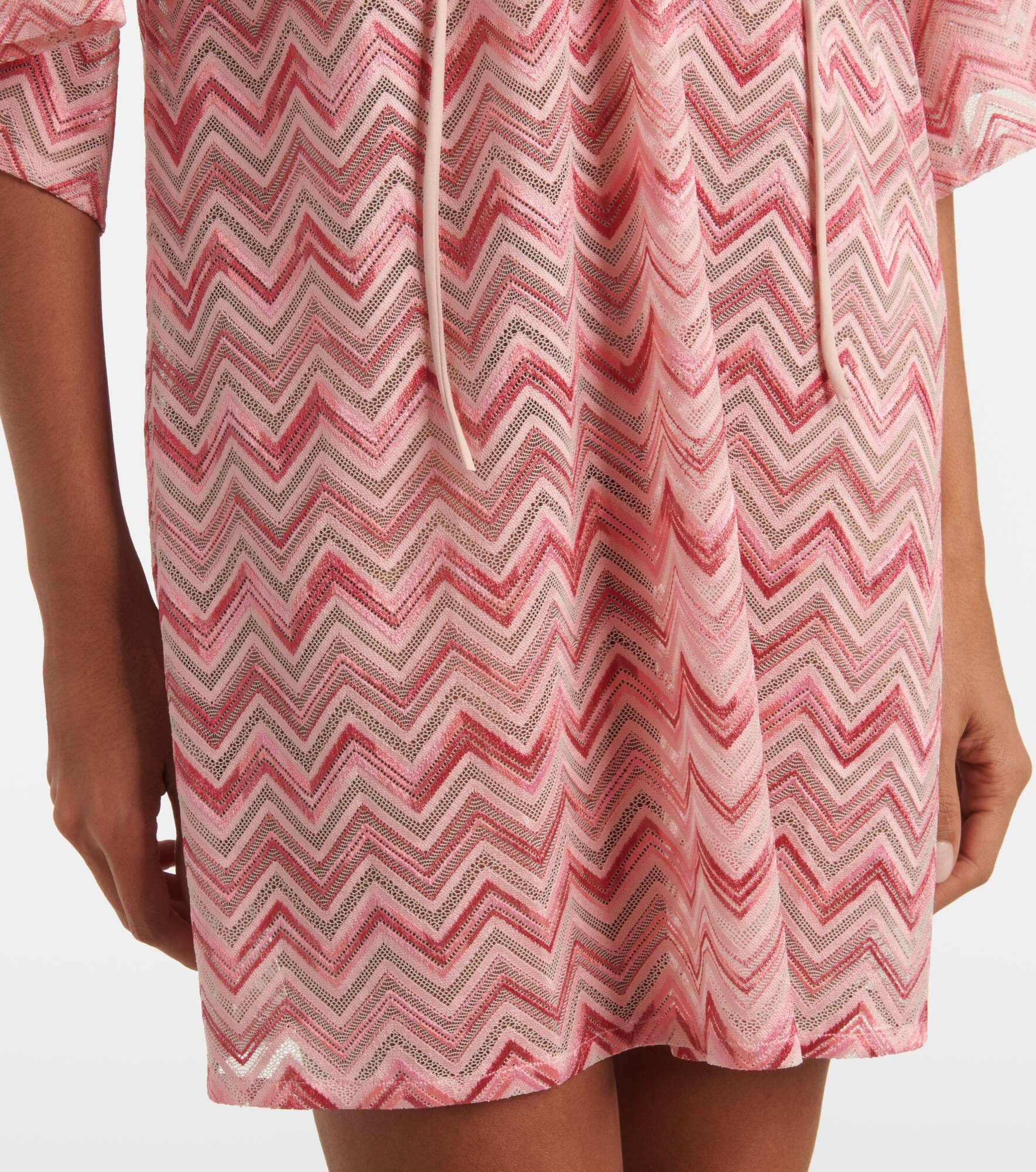 Chevron lamé kaftan - 5
