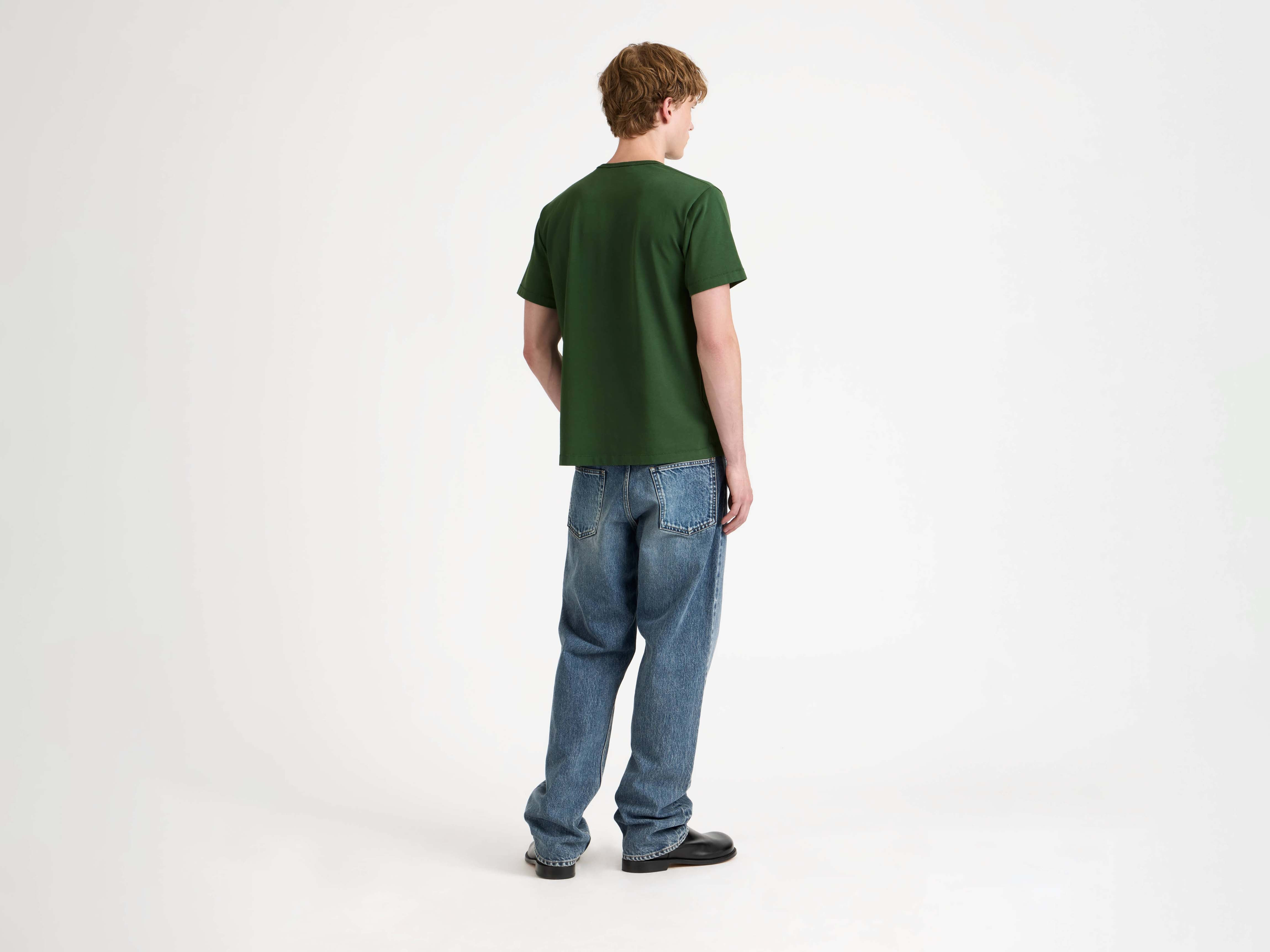 RIBBON ANCHOR T-SHIRT IN GREEN - 4