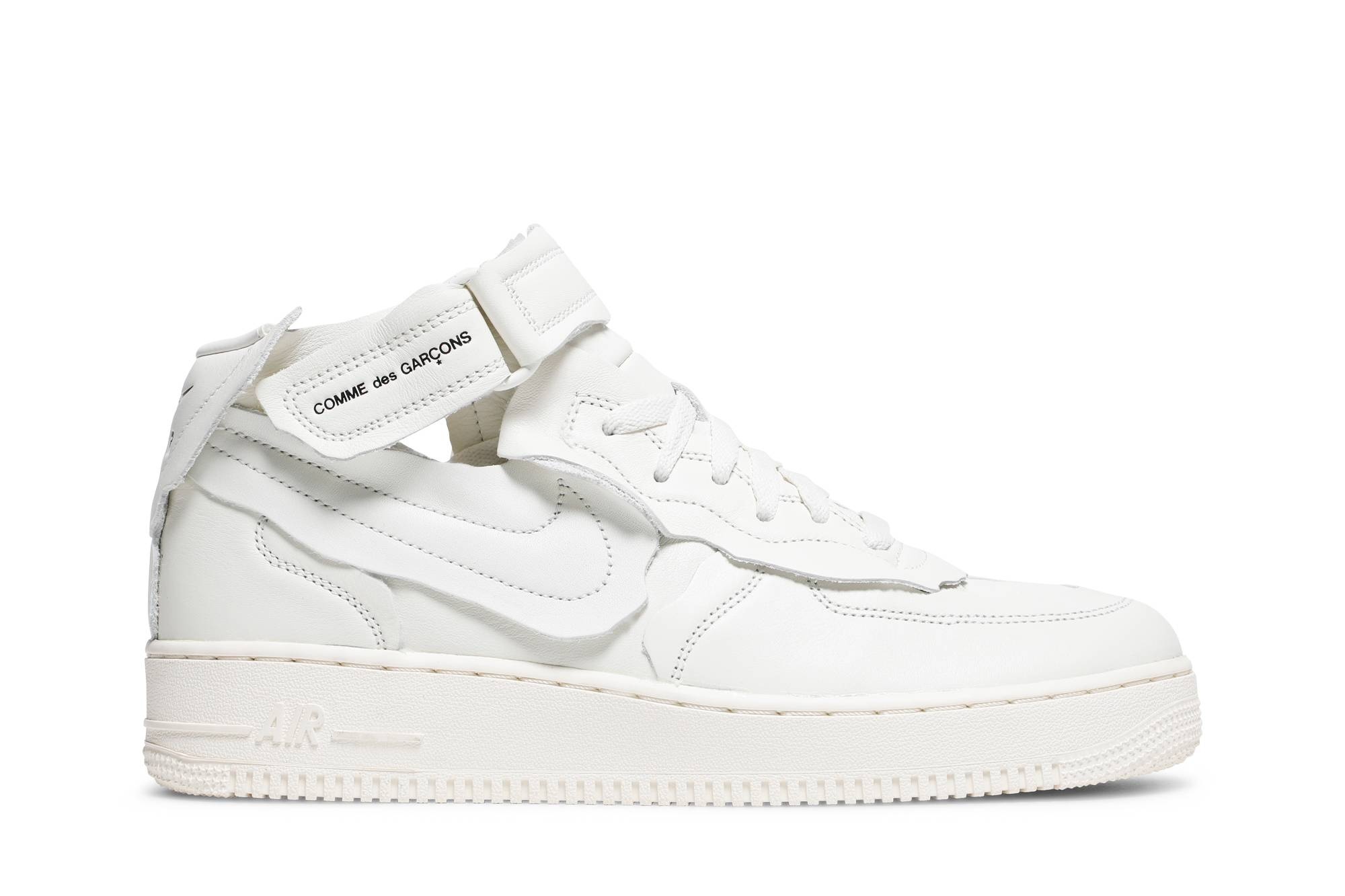 Comme des Garçons x Air Force 1 Mid 'Triple White' - 1