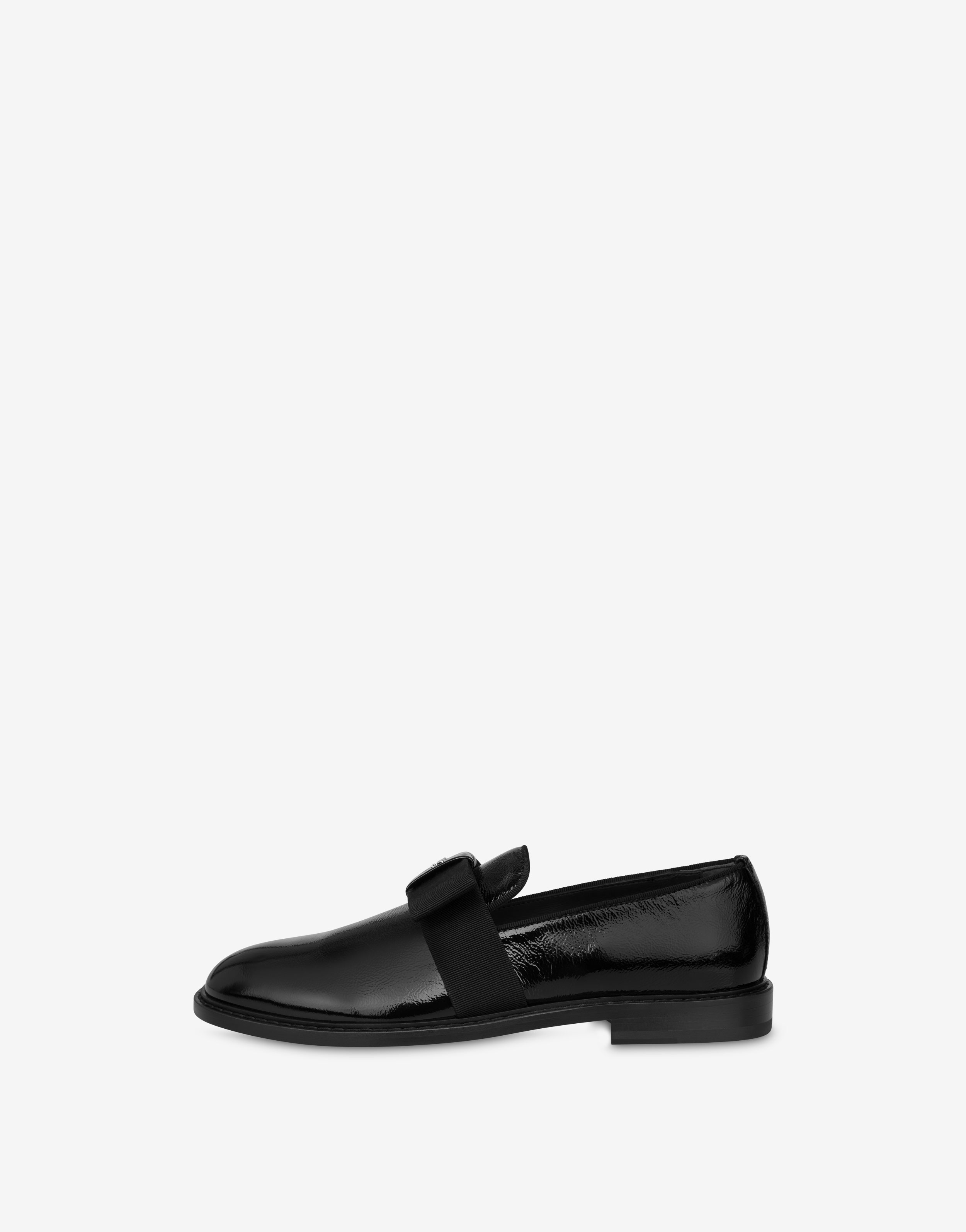 MOSCHINO PLATE NAPLAK LOAFERS - 2