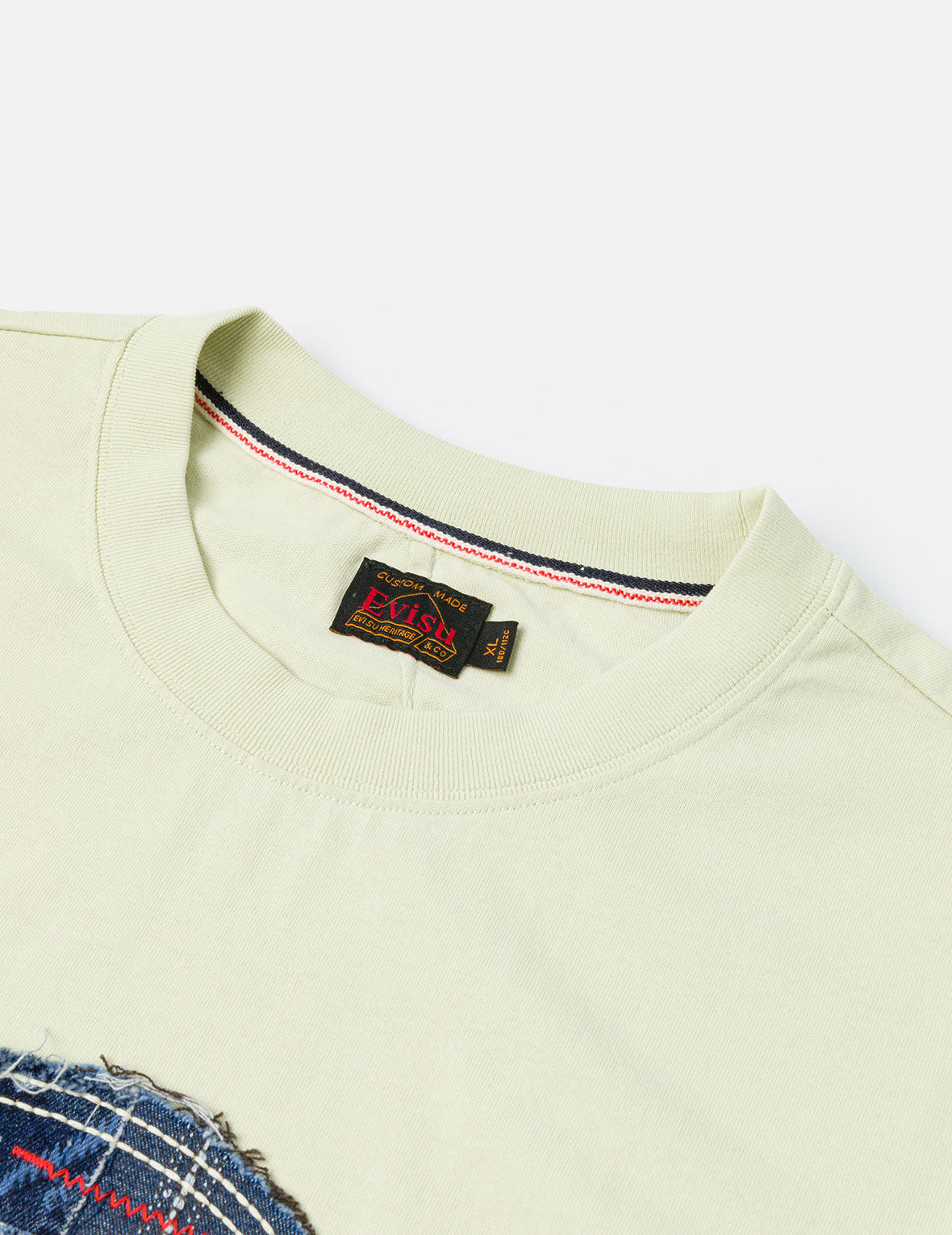 Sashiko Daruma and Seagull Relax Fit T-Shirt - 8