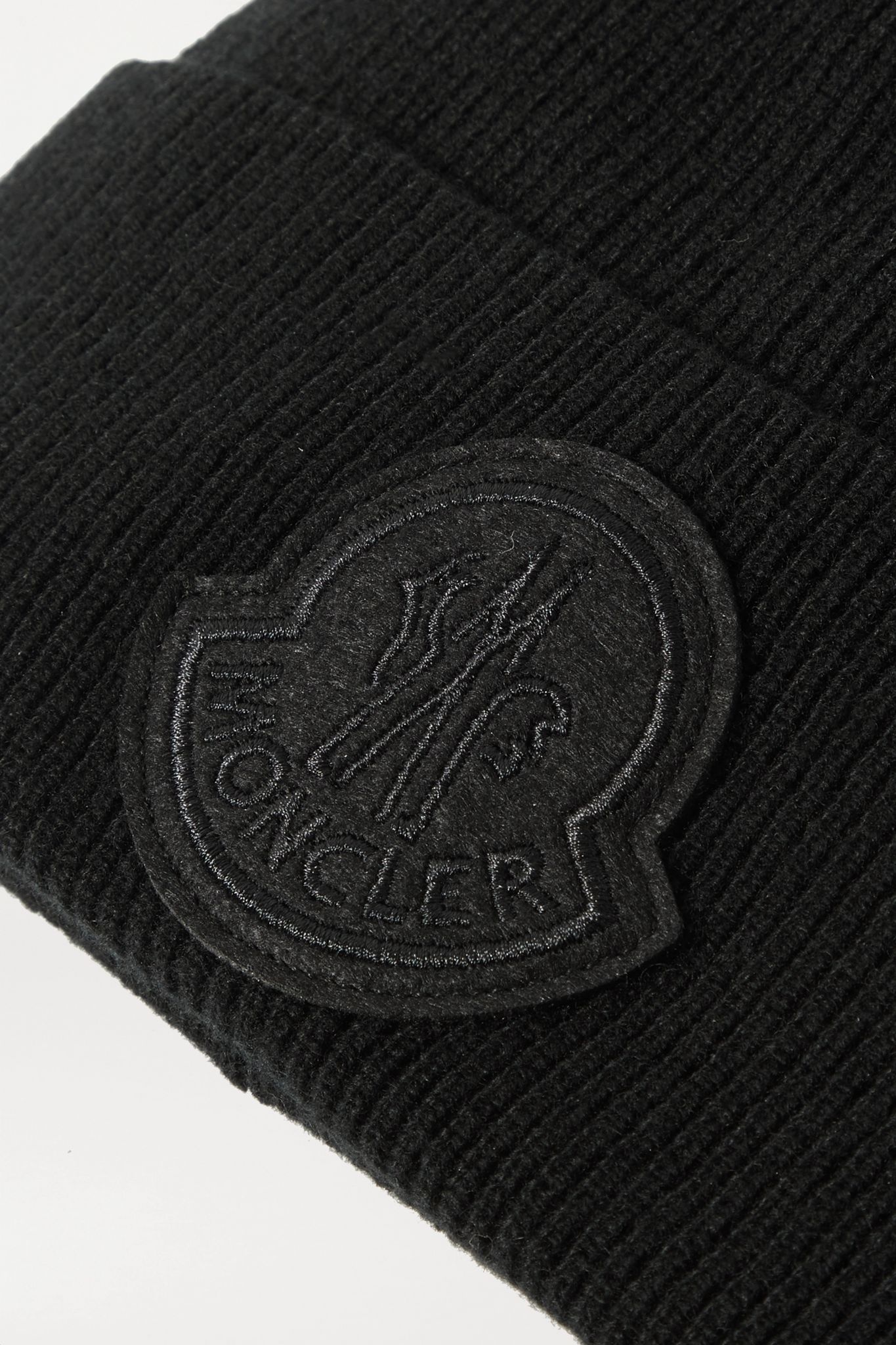 Appliquéd wool and cashmere-blend beanie - 3