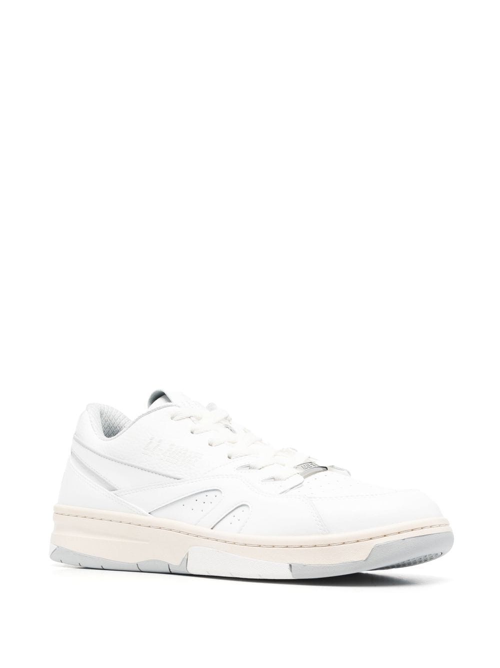 panelled low-top sneakers - 2