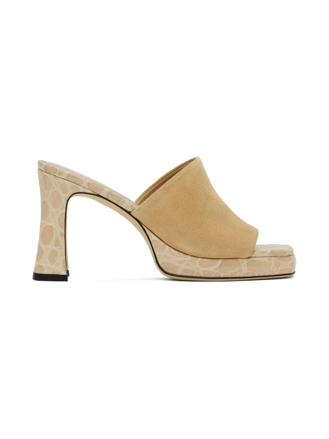 Beige Beliz Heeled Sandals - 1