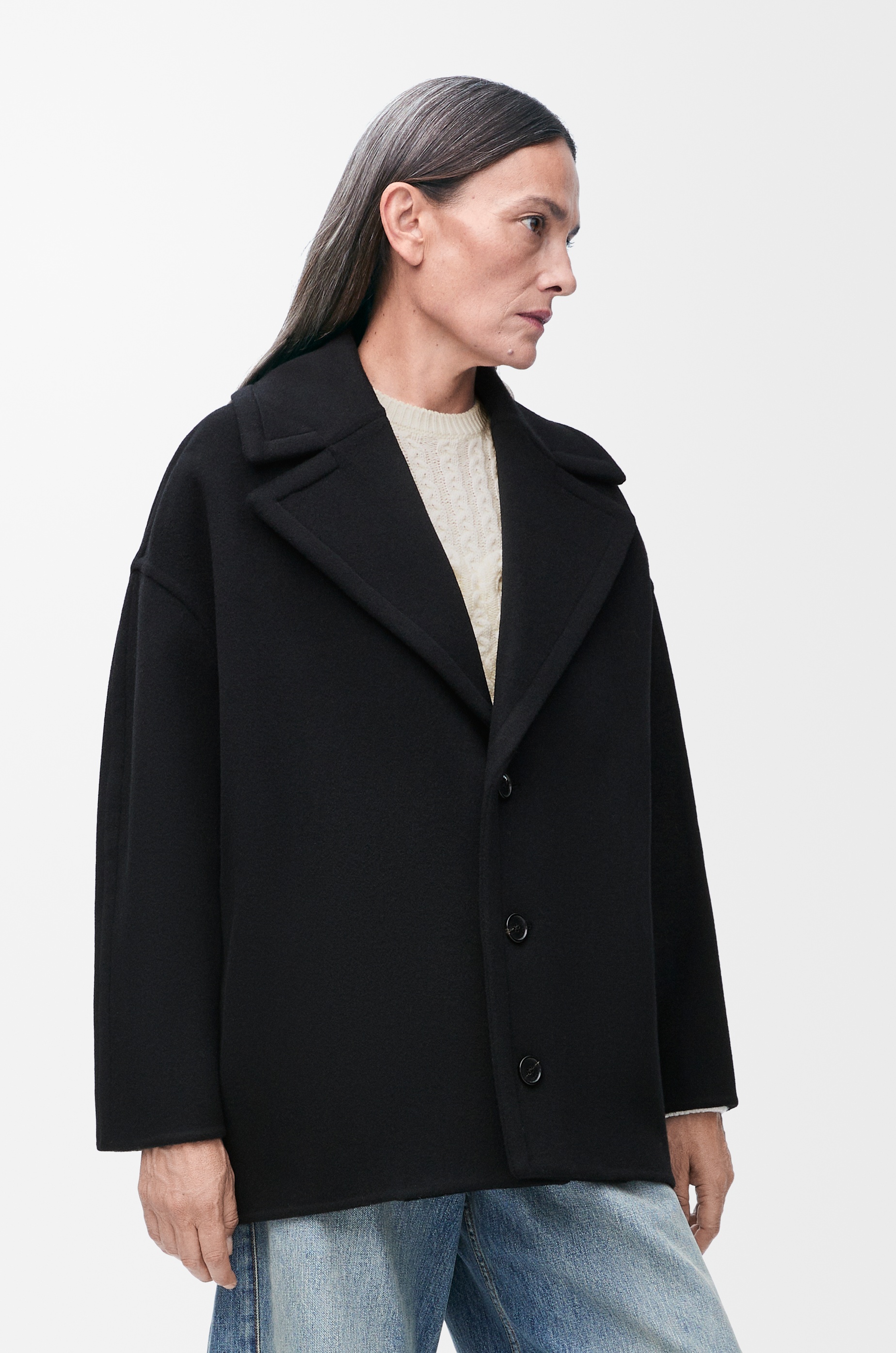 Short coat in wool - 3