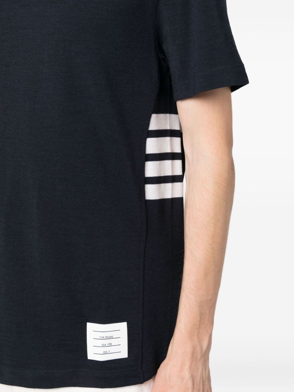 4-Bar logo-patch T-shirt - 5
