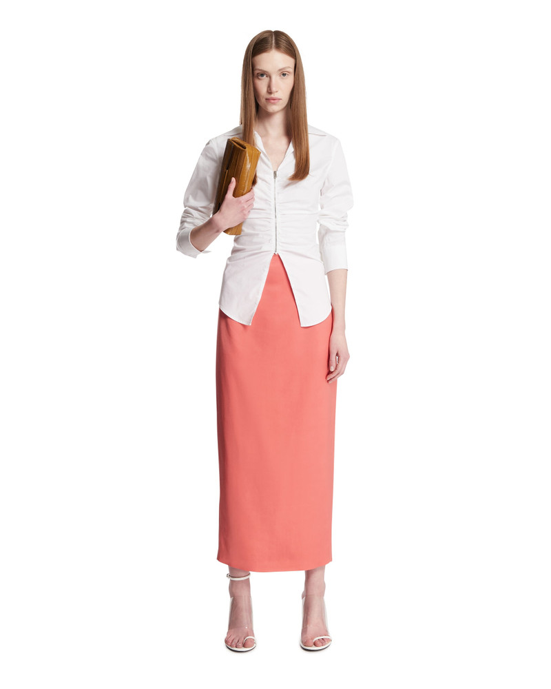 Alexander Wang White Draped Shirt outlook