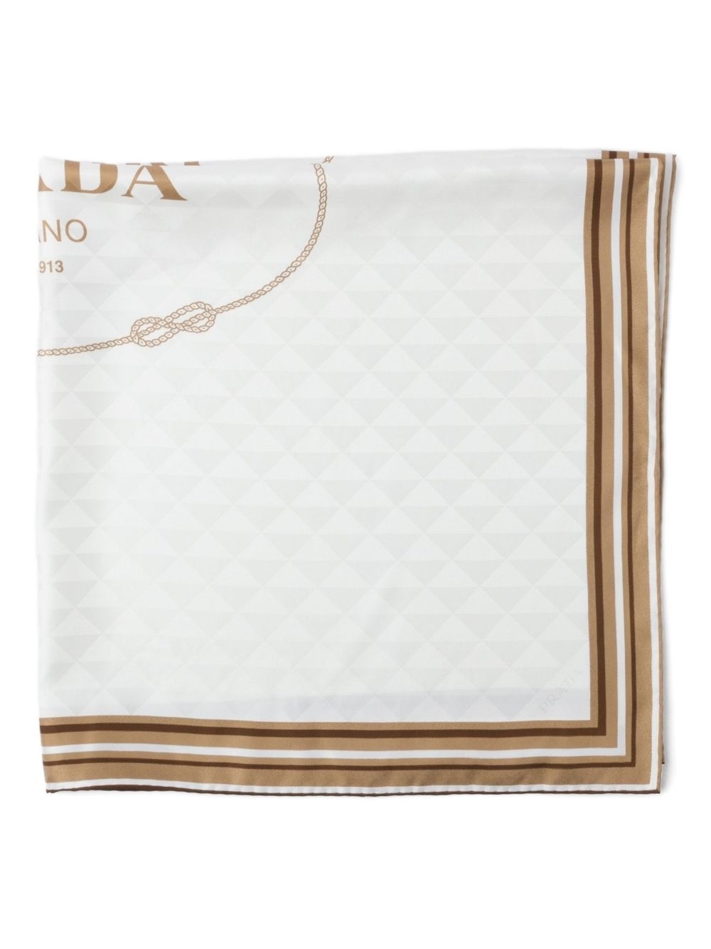 printed silk scarf - 2