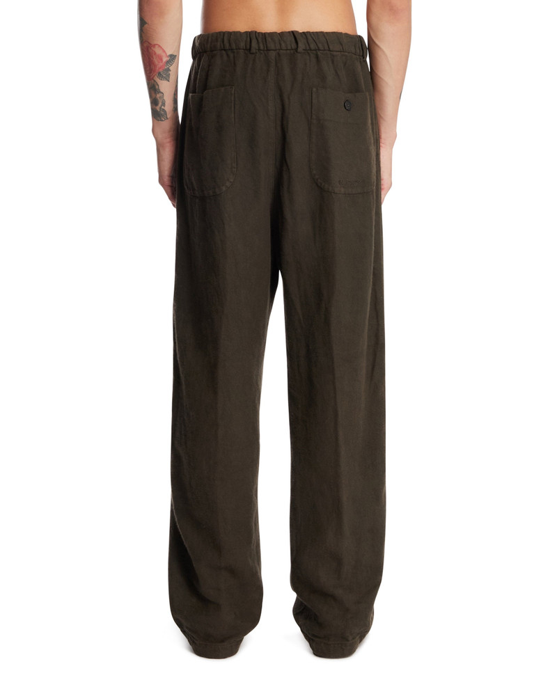 Green Linen Trousers 3
