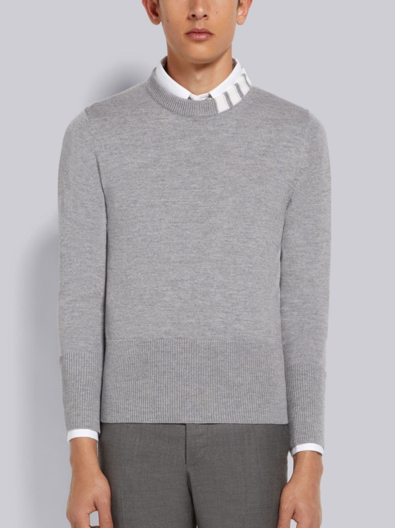 4-Bar panelled wool jumper 1