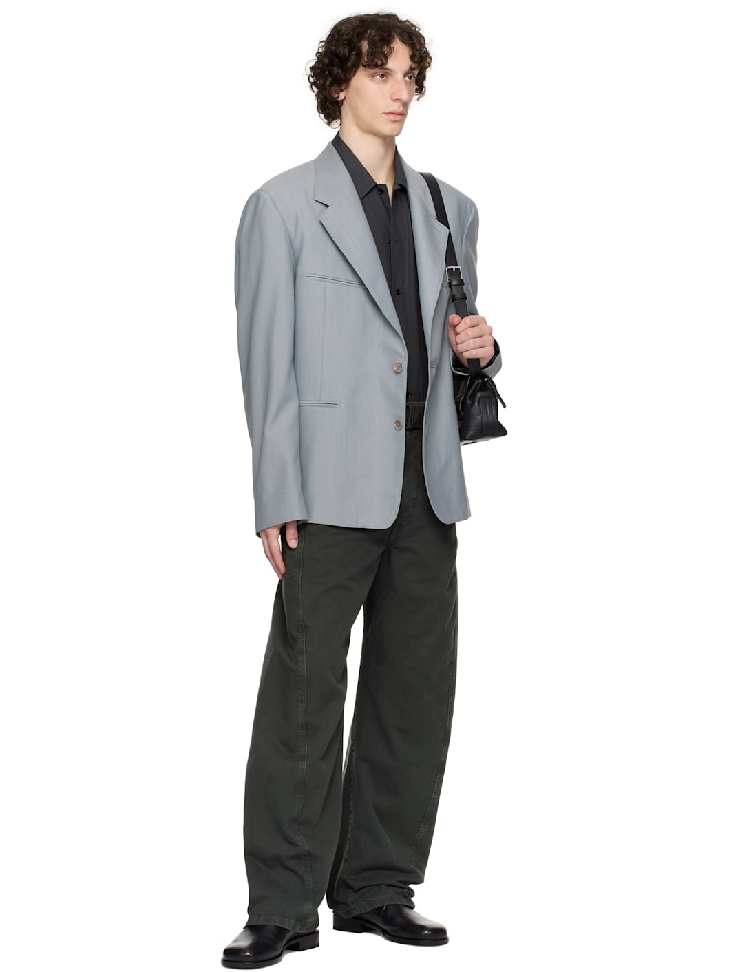 Blue Tailored SB Blazer - 4