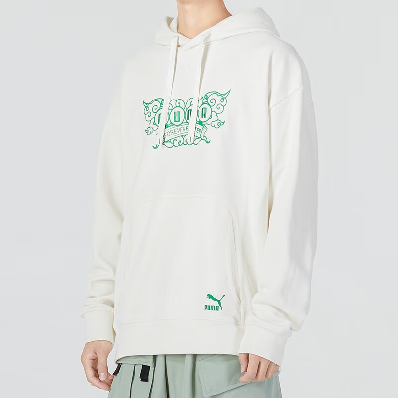 PUMA Das CC Graphic Crew Sweater 'White' 539909-93 - 4