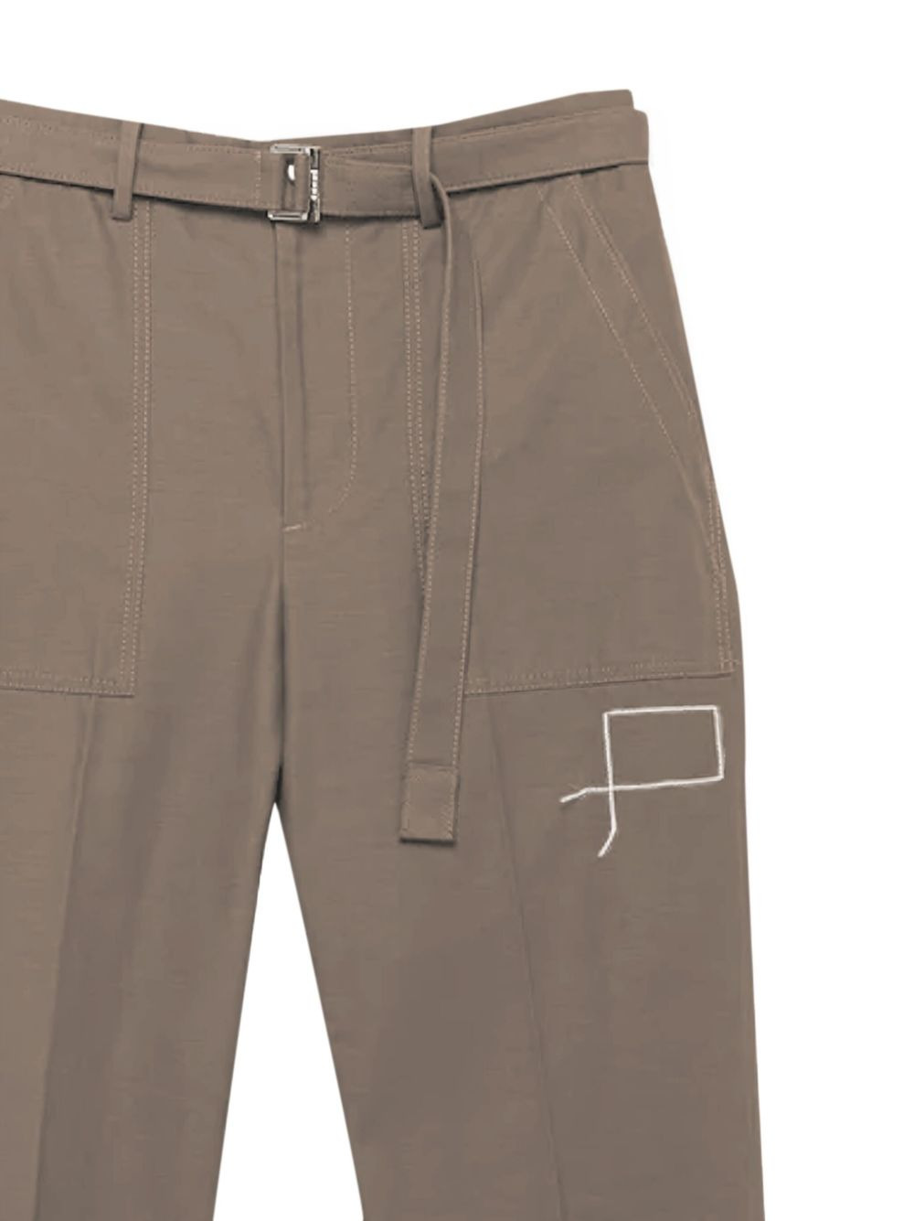 belted trousers - 2