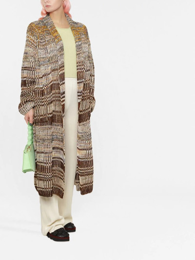 Missoni striped tie-waist cardi-coat outlook