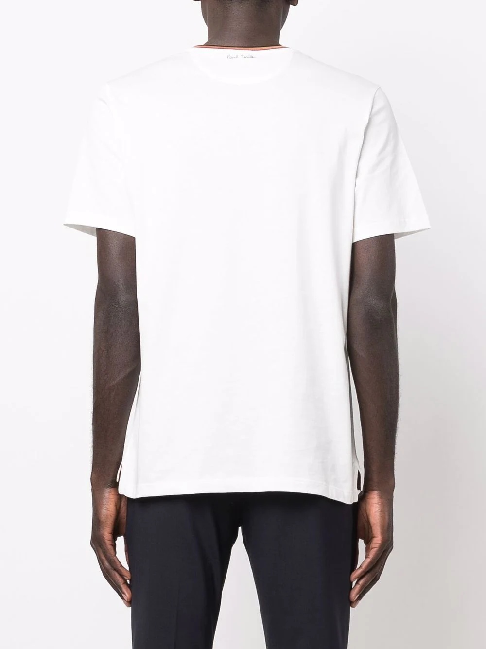 contrast-trim T-shirt - 4