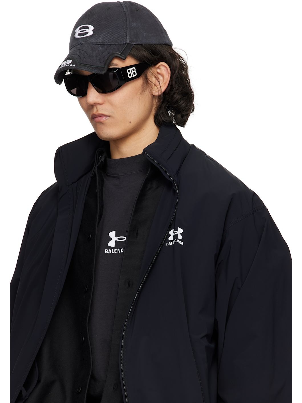 Black Signature Square Af Sunglasses - 4