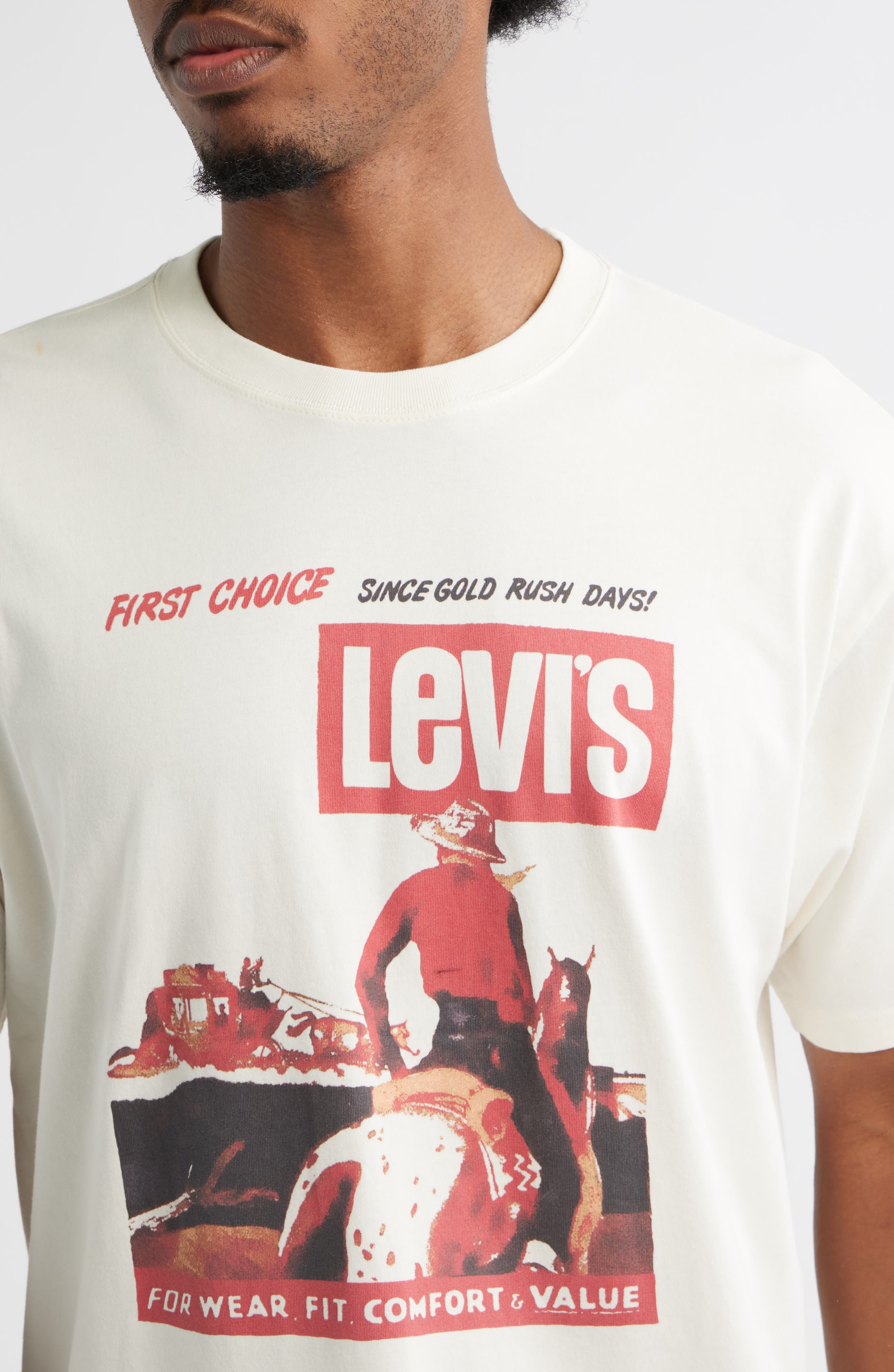 levi's First Choice Graphic T-Shirt in First Choice 1 Egret at Nordstrom - 4