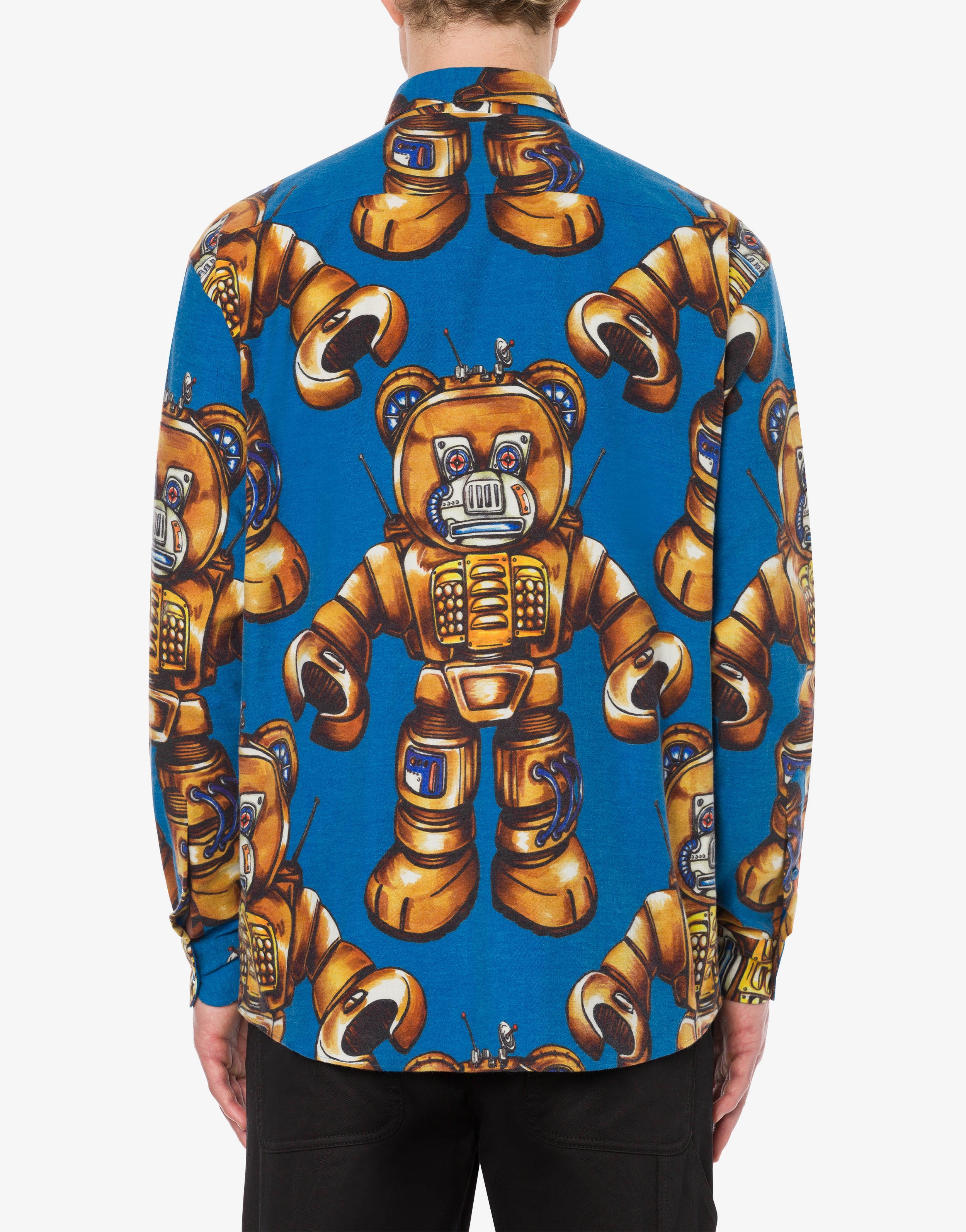 ROBOT BEAR FLANNEL SHIRT - 3