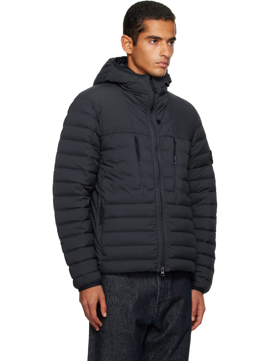 Navy 4100020 Seamless Tunnel Nylon Down-TC Jacket - 2