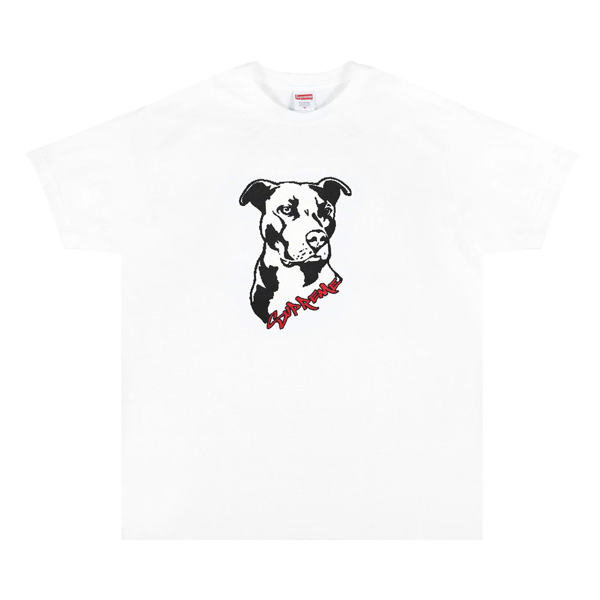 Supreme Pitbull Tee 'White' - 1