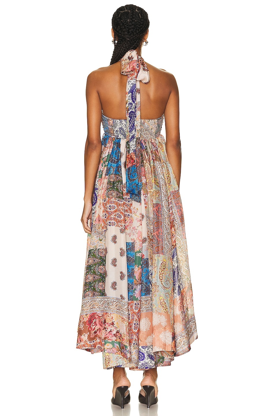 Zimmermann Devi Halter Maxi Dress | forward | REVERSIBLE
