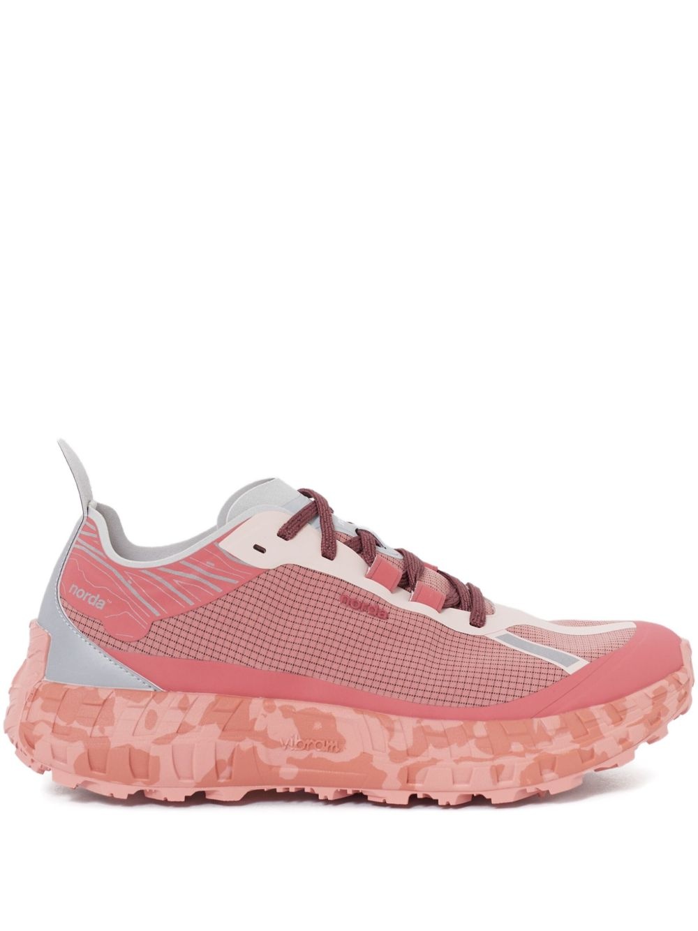001 mesh-panel sneakers - 1