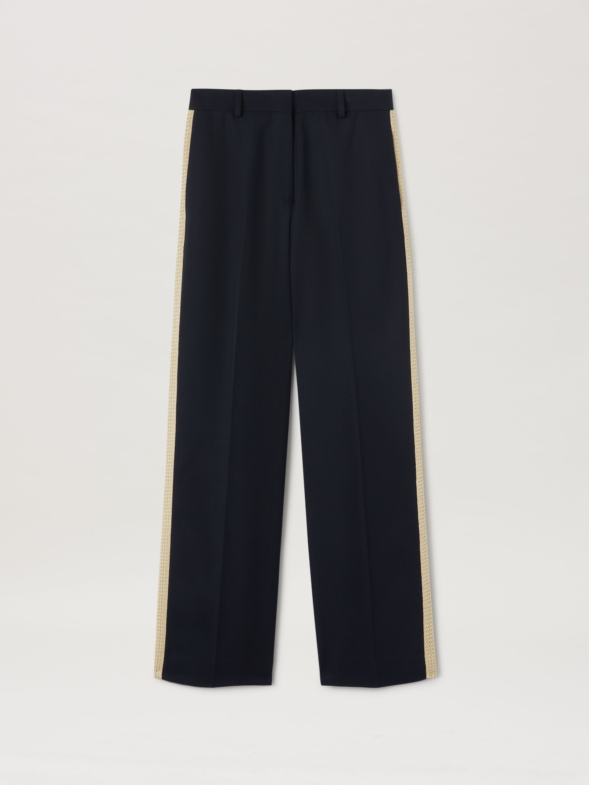 Wool Blend Suit Pants - 1