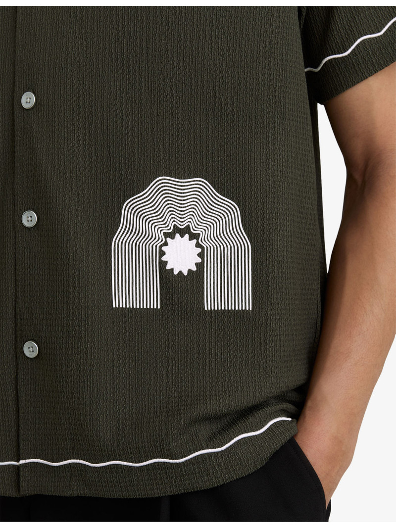 Solano Contrast-Trim Woven Shirt 5