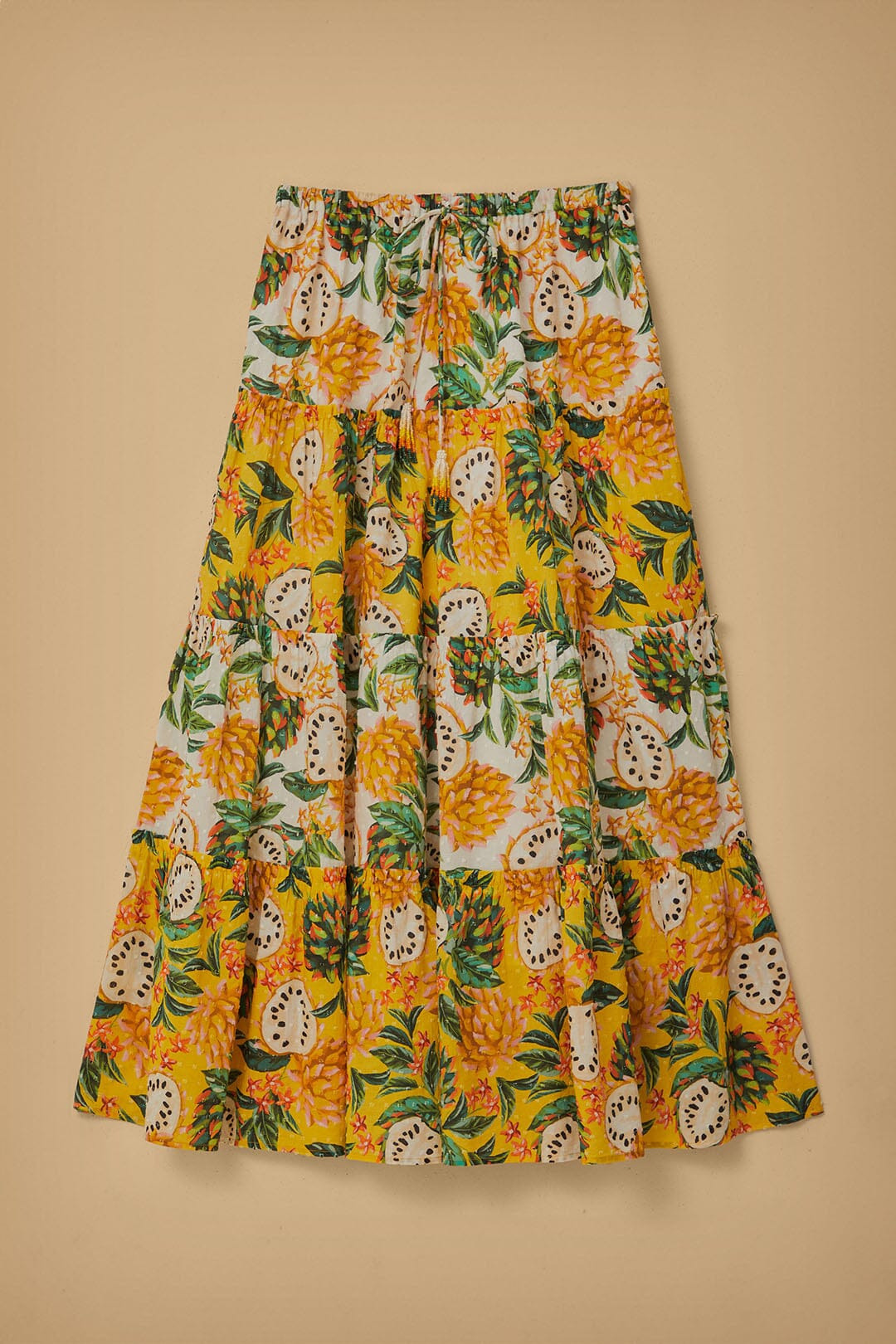 Mixed Biriba Maxi Skirt - 6