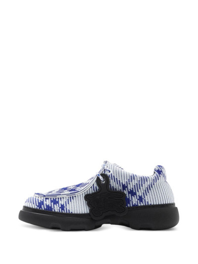 Burberry EKD check-print derby shoes outlook