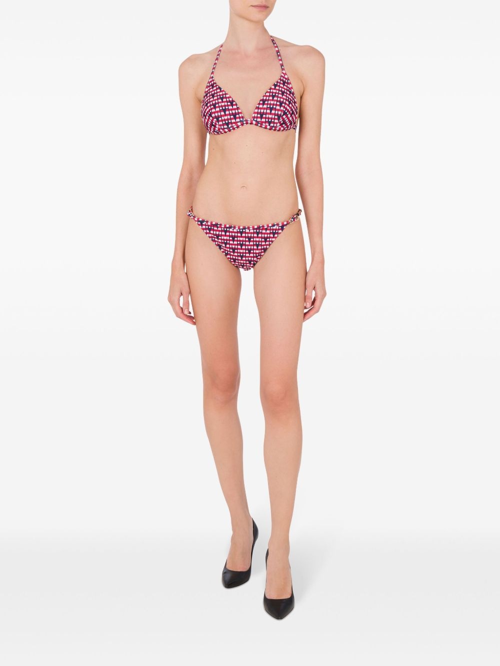 geometric print bikini bottom - 3