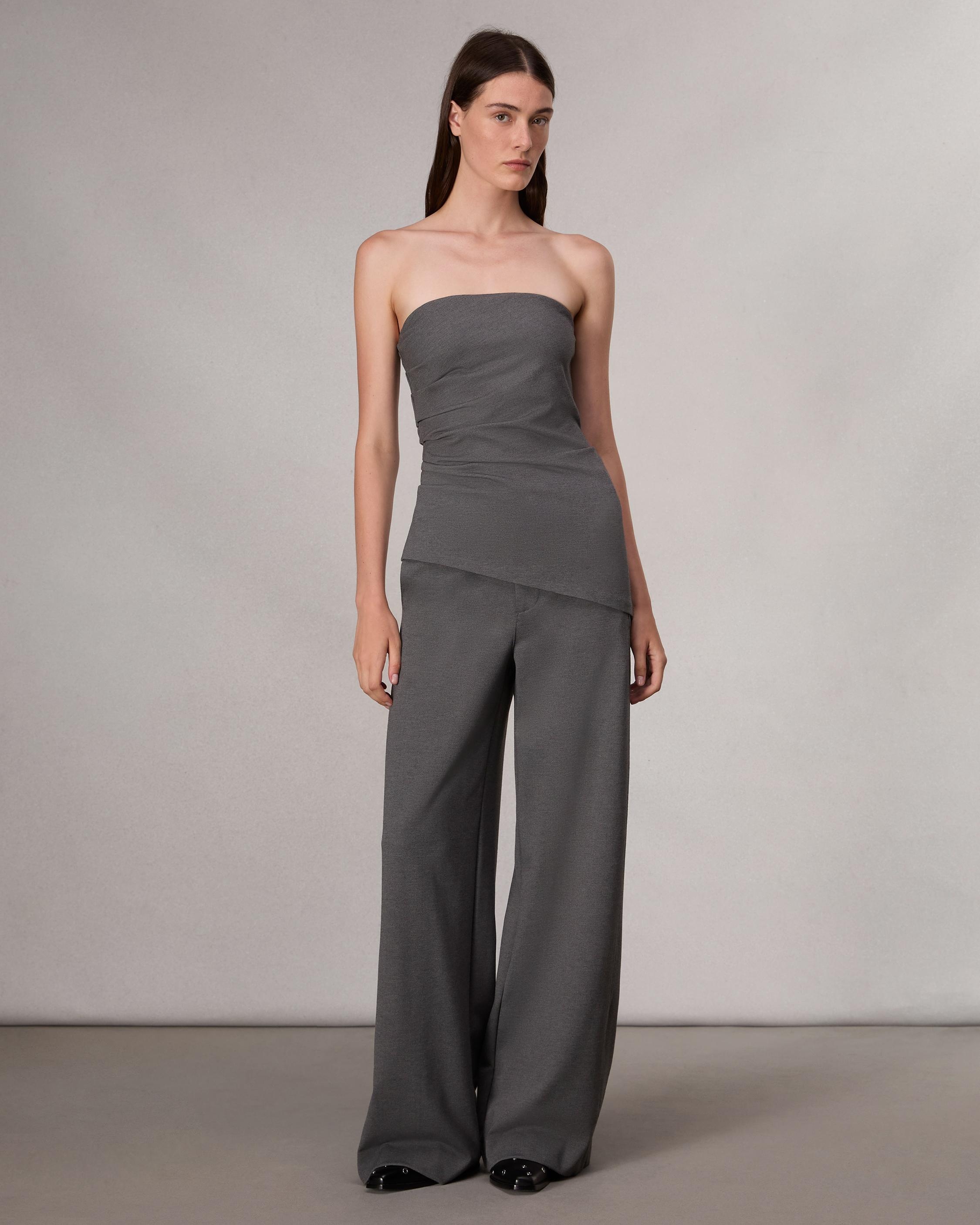 Irina Strapless Ponte Top - 3