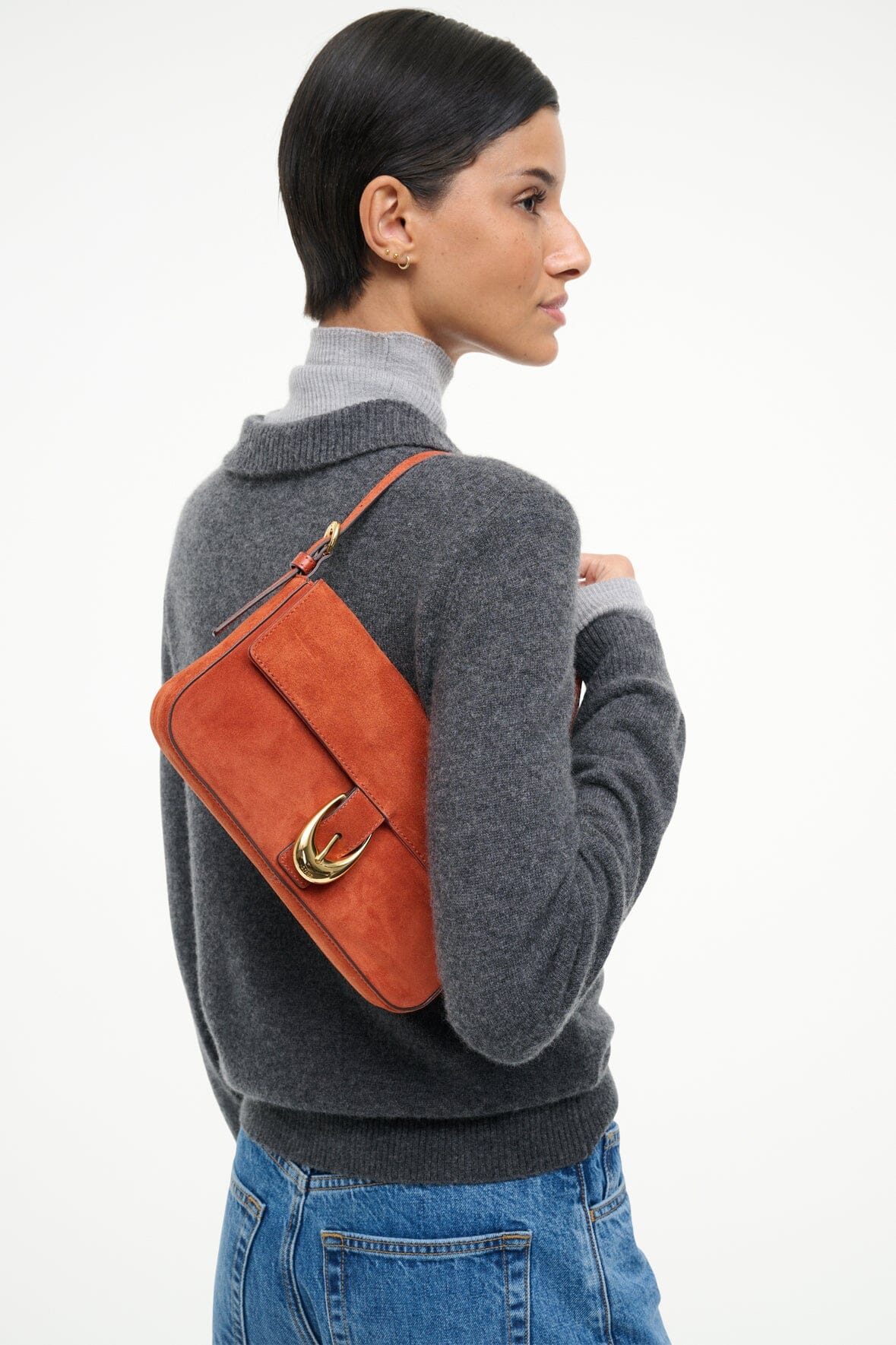 STAUD HARLOW BAG AUBURN - 8