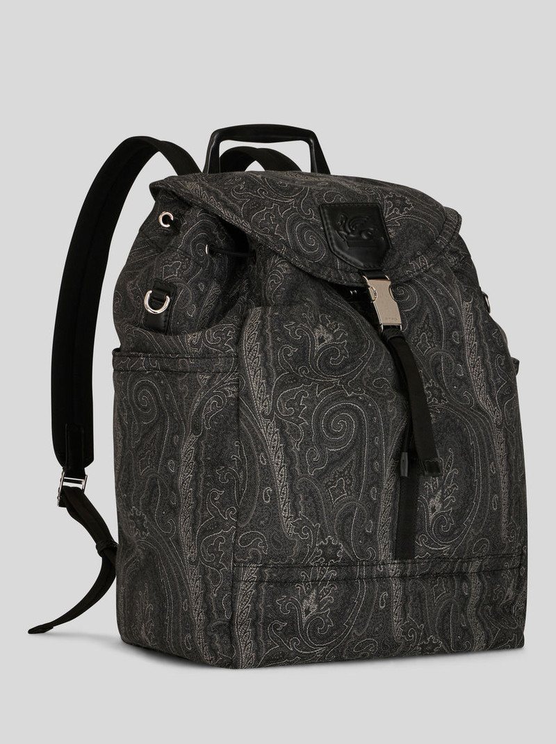 PAISLEY BACKPACK WITH ETRO LOGO AND PEGASO 5