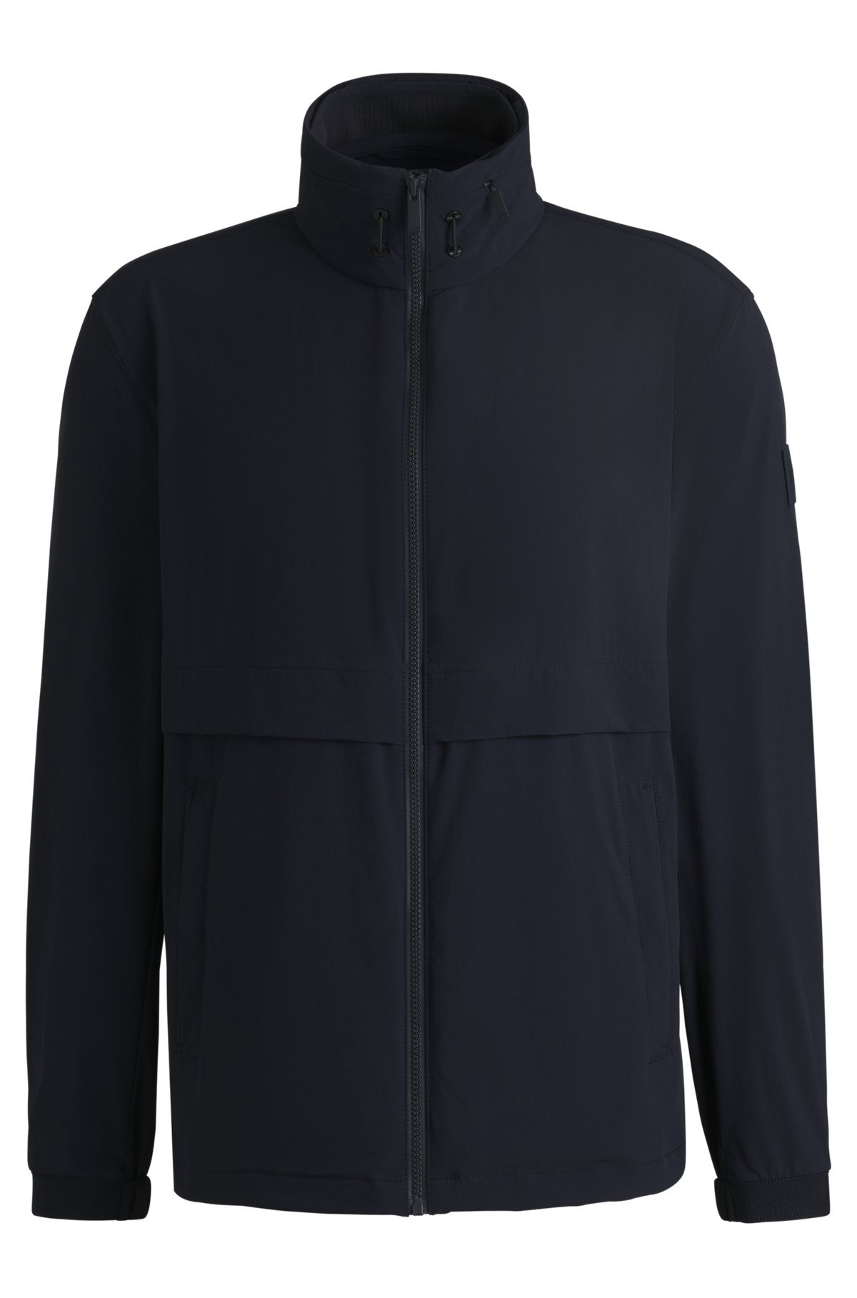 SOFTSHELL JACKET IN WASHABLE STRETCH FABRIC WITH PACKABLE HOOD - 1