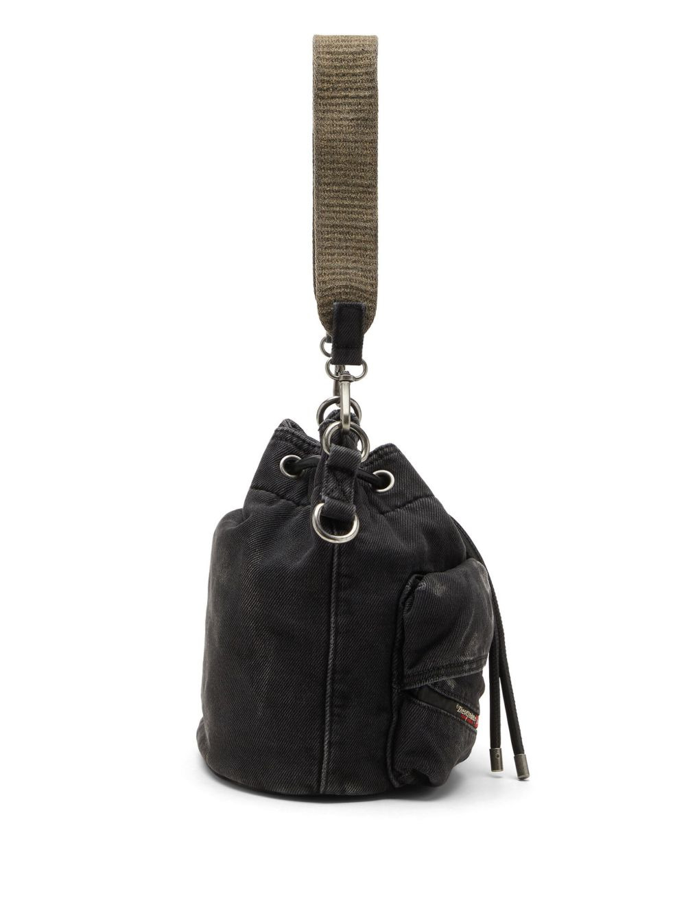 drawstring pocket shoulder bag - 2