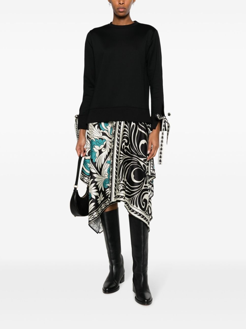 Arcade layered-design midi dress - 2
