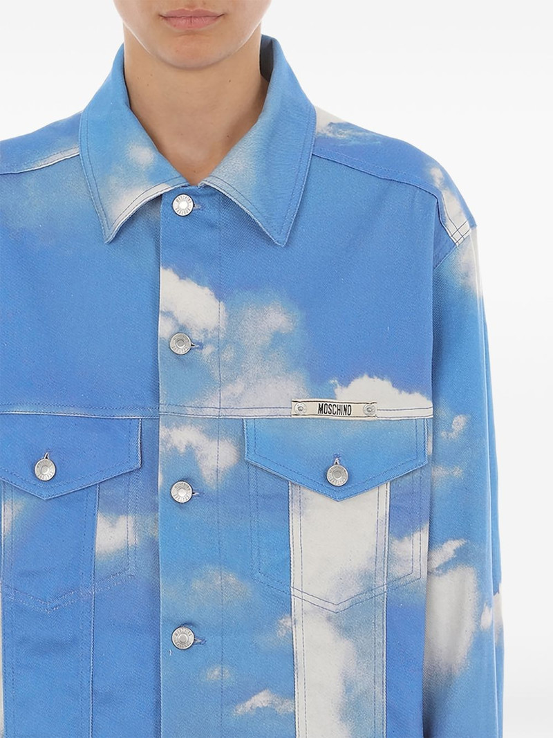 Moschino clouds cotton jacket outlook