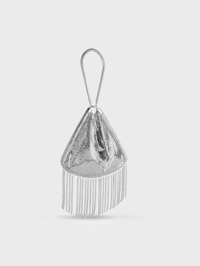 rabanne SILVER CHAINMAIL POCKET BAG outlook