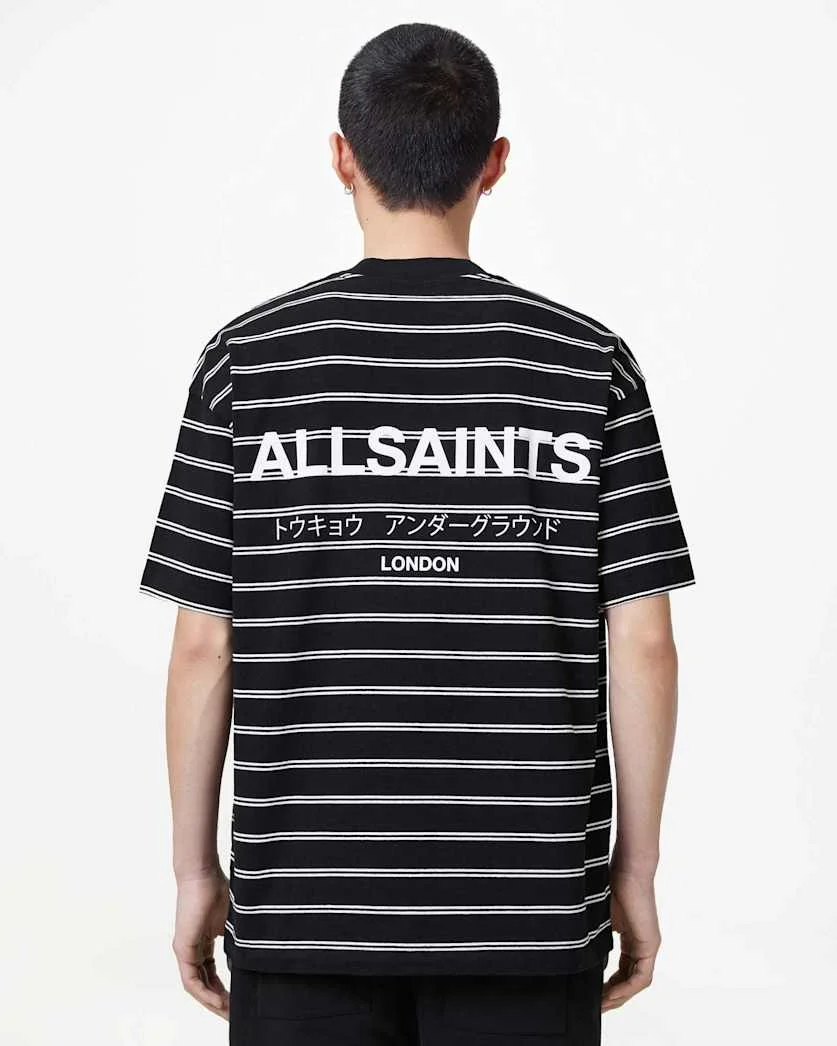 UNDERGROUND OVERSIZED STRIPED T-SHIRT - 1